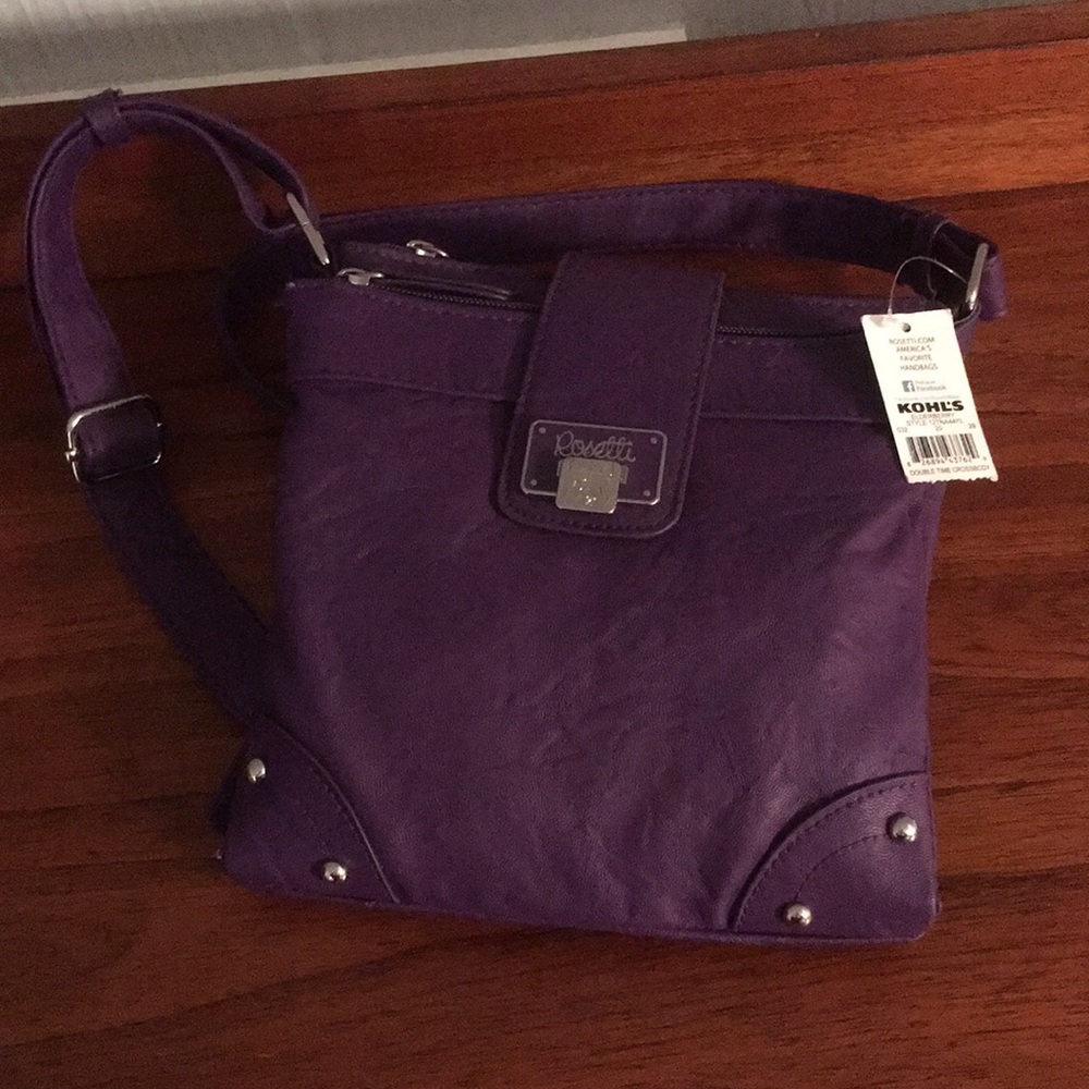 NWT Rossetti Purple Purse